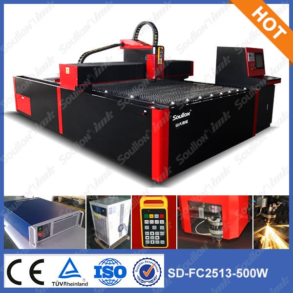 SD-FC2513-500W fiber laser cutting machine for thin sheet